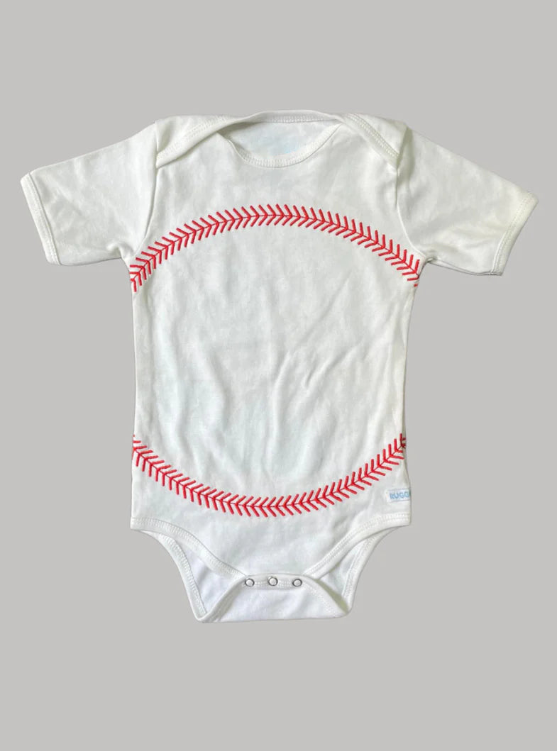 Baby Romper (12 - 18 Months) - White Red Ball