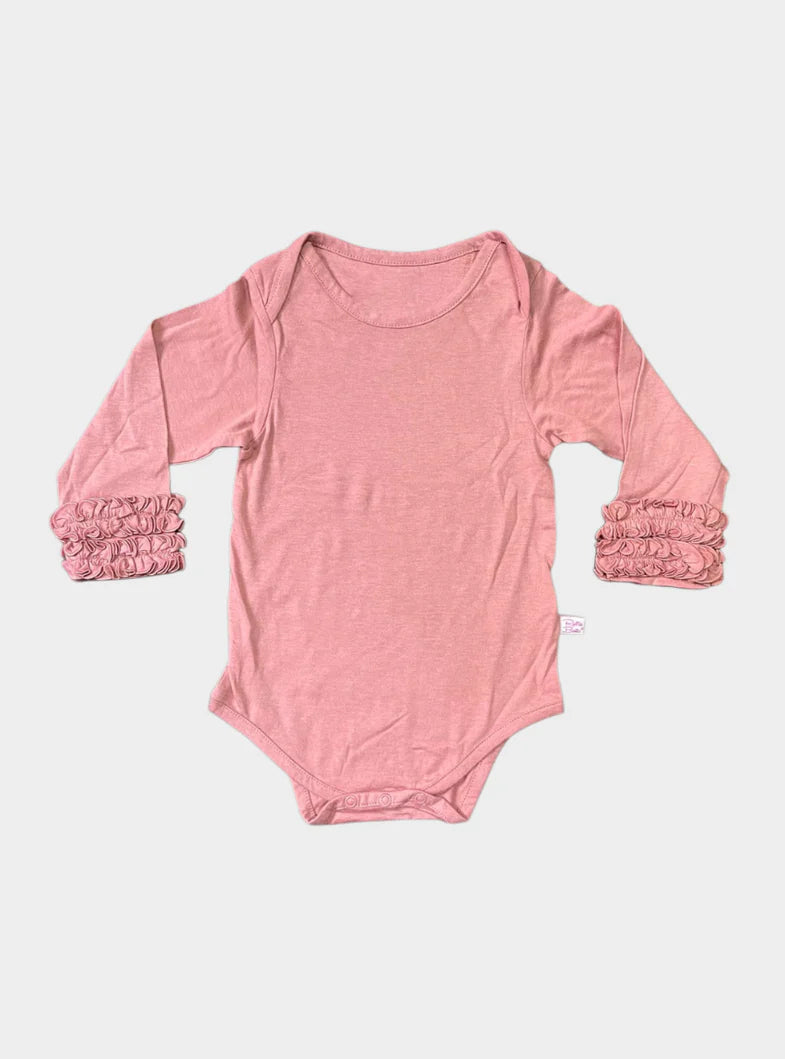 Baby Romper (18 24 Months) Rust Ruffle Butts - Main Image