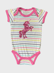 Baby Romper - (18 - 24 Months) - Multi Colours Stripe
