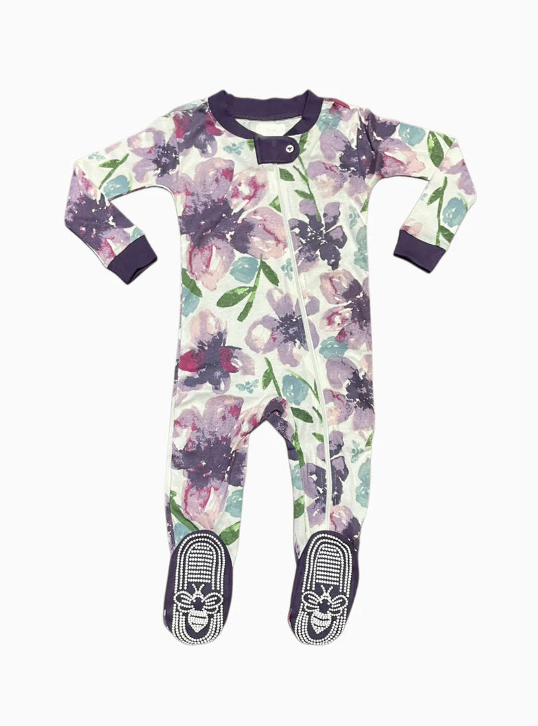 Baby Jumpsuit - Multi Colours Flower Leaf