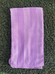 Purple Stripe Print Bamboo Towel