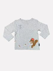 Baby T-Shirt (12 - 18 Months) - Gray Squirrel