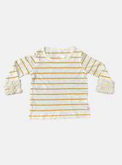 Baby T-Shirt (12 - 18 Months) - Sandal Orange Stripe