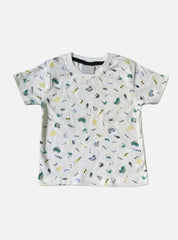 Baby T-Shirt (12 - 18 Months) - White Car