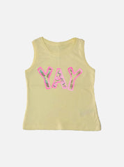 Kids Sleeveless T-Shirt - YAY Yellow