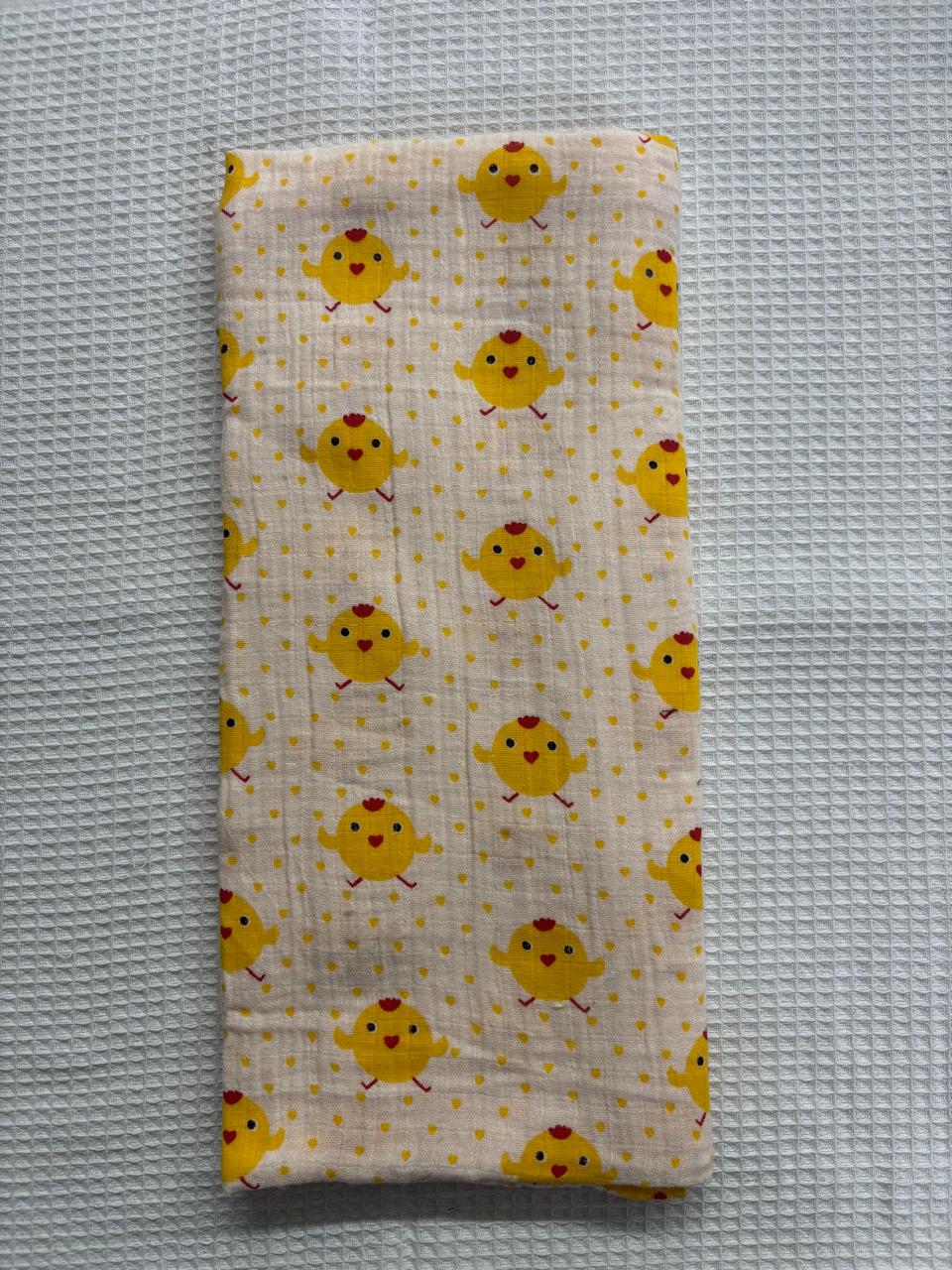 Sandal Base Chick Print Muslin Towel